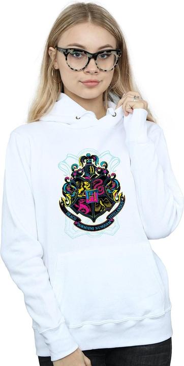 Produktbild Neon Hogwarts Crest Kapuzenpullover (S)