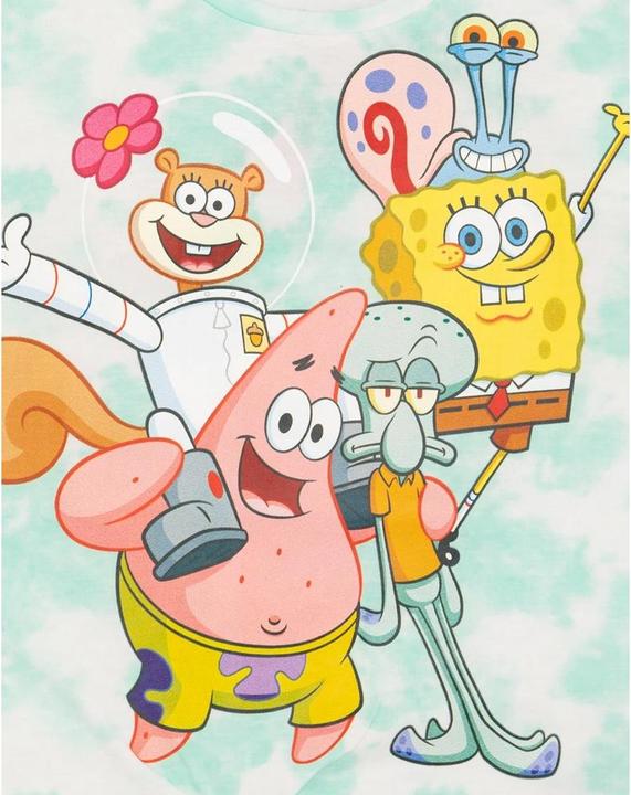 Immagine prodotto Spongebob Squarepants Top da ragazza con cravatta frontale (146, 152)