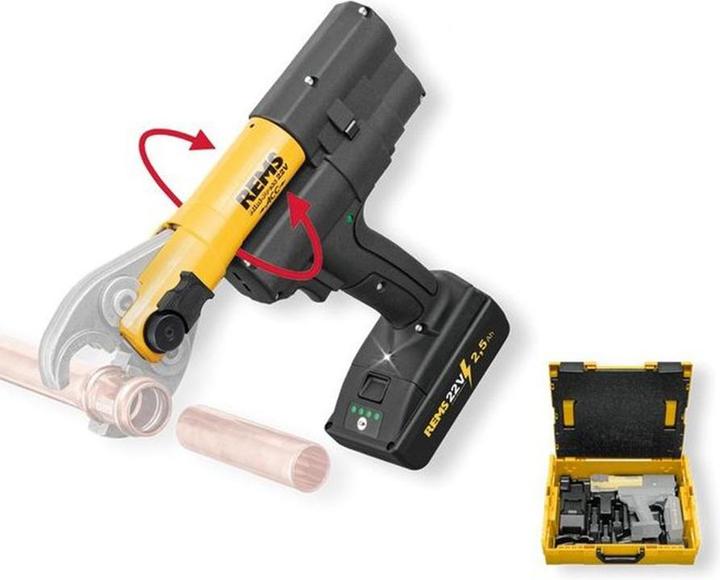 Produktbild Rems Vamzdžių presavimo įrankis Mini-Press 22V ACC L-Boxx 2,5Ah