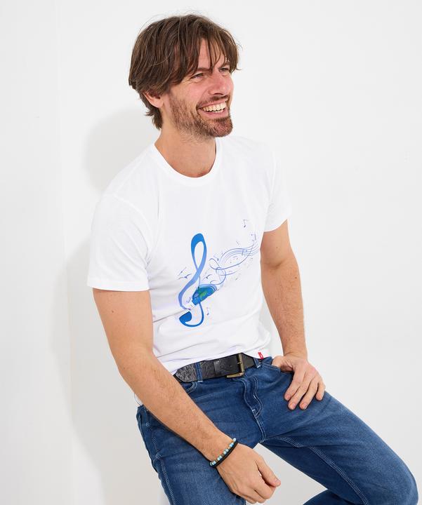 Actual product image Joe Browns Globe & Treble Clef Graphic T-Shirt (XL)
