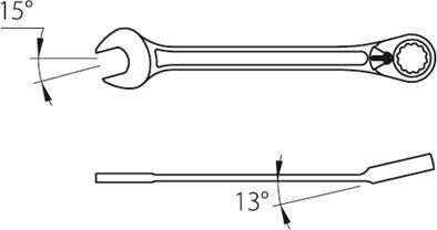 Actual product image Gedore Combination ratchet wrench set (9 mm, 16 mm, 18 mm, 11 mm, 12 mm, 17 mm, 15 mm, 13 mm, 19 mm, 8 mm, 10 mm, 14 mm)