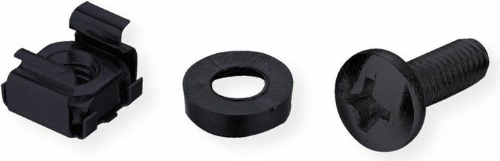 Produktbild Roline Montagematerial für 19/"-Komponenten, M5, 100-fach, schwarz