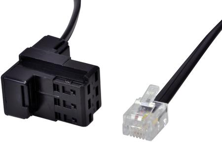 Produktbild Modem/Telefon-Anschlusskabel, 10m, TT 89 anthrazit