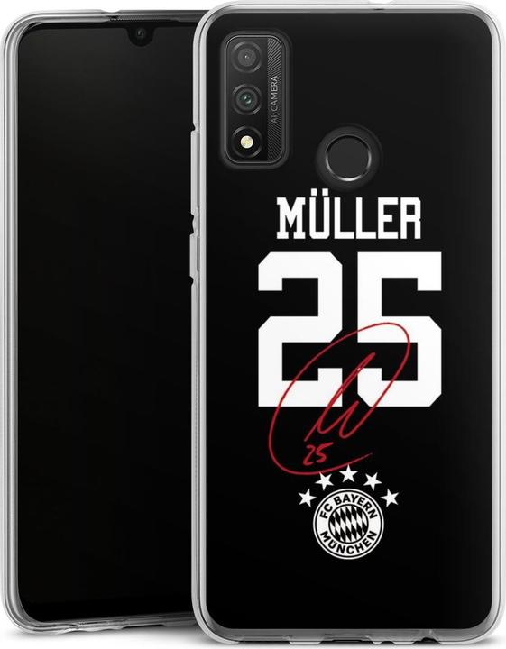 Produktbild DeinDesign Silikon Hülle für Huawei P Smart (2020) Handyhülle Case Smartphone Schutzhülle FC Bayern München (Huawei P Smart (2020))