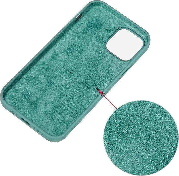 Produktbild Cover-Discount iPhone 15 - Silikon Gummi Hülle grün (Apple iPhone 15)