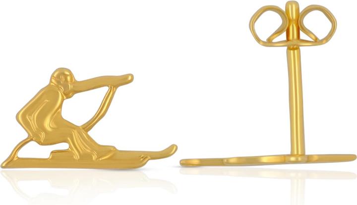 Muau Skifahren (750/18 K Gelbgold)
