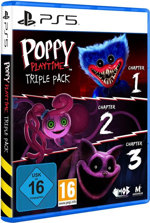 Immagine prodotto astragon Confezione tripla Poppy Playtime PS-5 (PS5, DE)