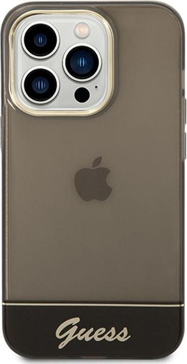 Produktbild Guess GUHCP14XHGCOK iPhone 14 Pro Max 6,7" czarny/black hardcase Translucent (Apple iPhone 14 Pro Max)