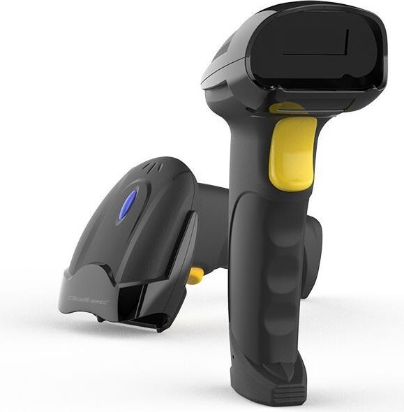 Actual product image Qoltec 50856 Wireless barcode scanner 1D 2D | 2 4 GHz