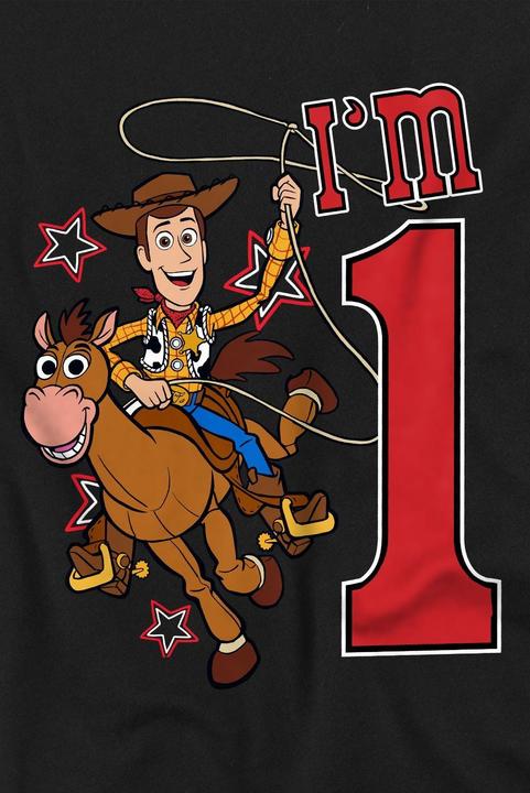 Immagine prodotto Toy Story I'm 1 Maglietta Compleanno Legno Bambini (152, 158)