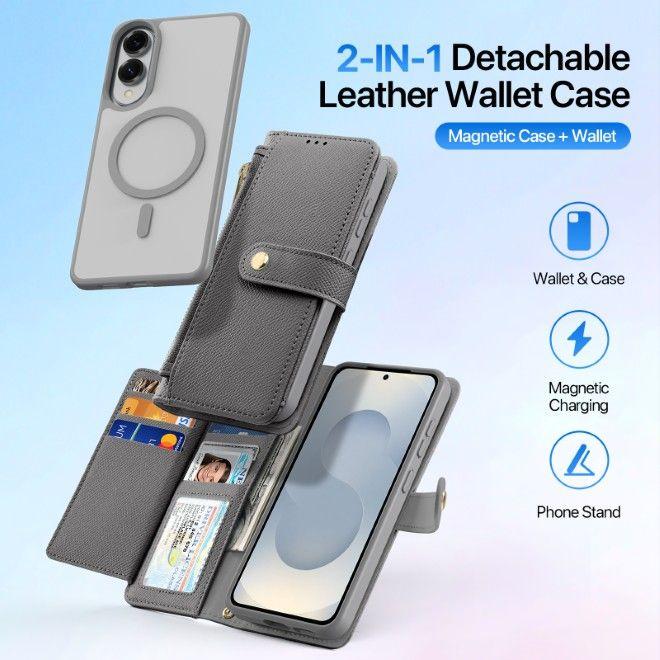 Image du produit Dux Ducis Lawa Series MagSafe Kunstleder Bookcover Hülle (Samsung Galaxy S25 Edge)
