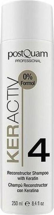Postquam HAIRCARE KERACTIV Rekonstruktionsshampoo mit Keratin 250 ml (250 ml, Flüssiges Shampoo)