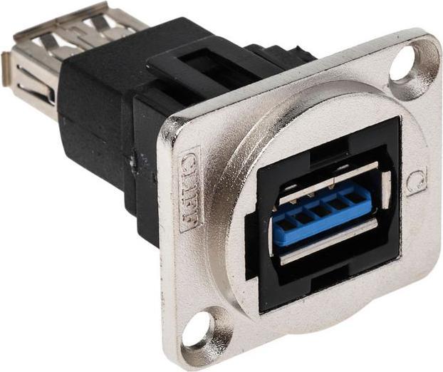 Actual product image Rs Pro FT METAL USB 3.0 A-A CSK XLR