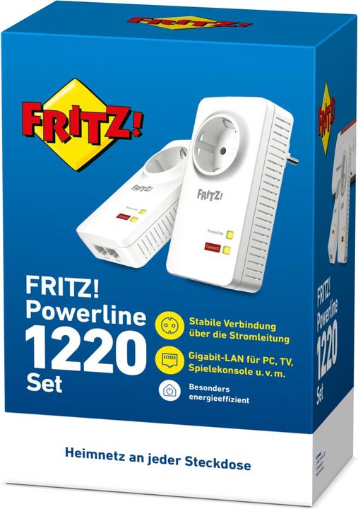 Produktbild AVM FRITZ!Powerline 1220 Set (1200 Mbit/s)