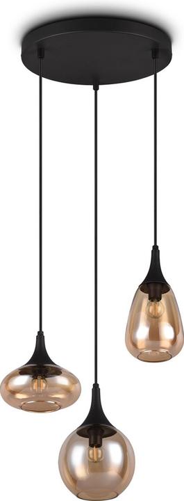 Trio Lumina - Hanging Lamp - Schwarze Matte - exkl.