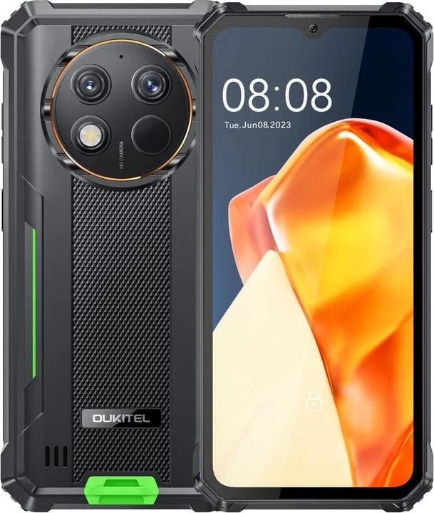 Immagine prodotto Oukitel WP28E 4/64 10600mAh DS Smartphone. Grün ohne Ladegerät (64 GB, Nero, Verde, 6.54", 4G)