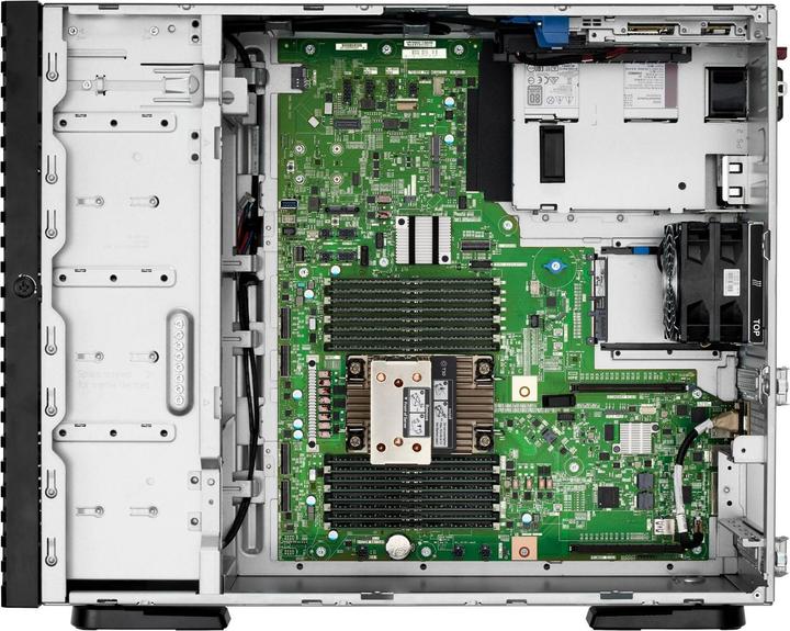 Produktbild HPE E ProLiant ML110 Gen11, 8U 8 Core, RDIMM 1R 4800 MT/s, 4xLFF, 1xPS, onb (Intel Xeon Bronze 3408U, 16 GB, Tower Server)