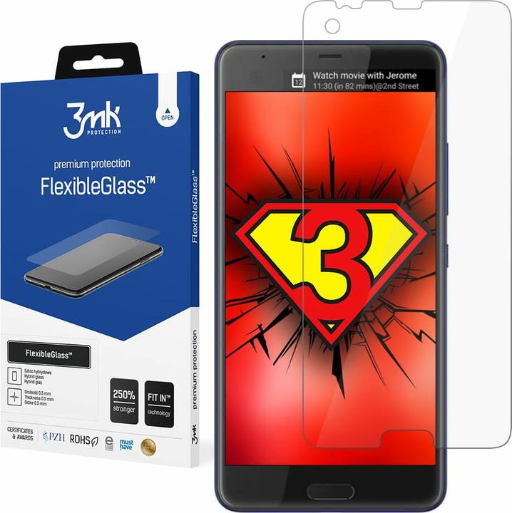 Actual product image 3MK FlexibleGlass HTC U Ultra Szkło Hybrydowe (1 Piece, HTC U Ultra)
