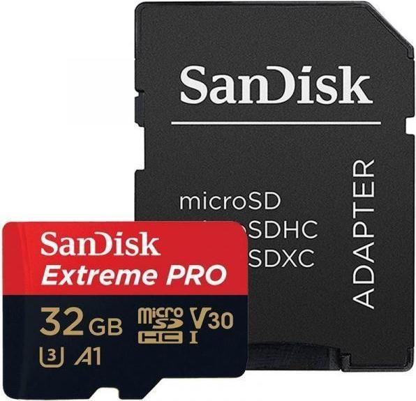 Image du produit SanDisk Extreme PRO UHS-I V30 (32 Go, microSDHC, U3, UHS-I)