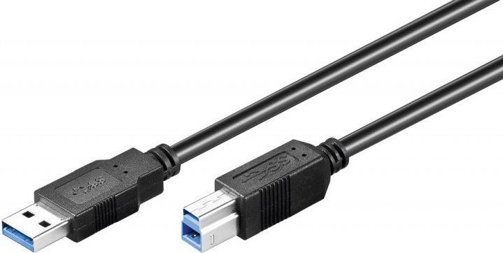 Actual product image Goobay USB A - USB B (0.25 m, USB 3.2 Gen 1, 15 W)