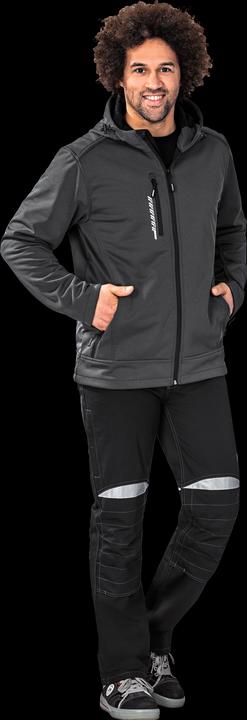 Actual product image Planam Outdoor Hawk softshell jacket anthracite size M (M)