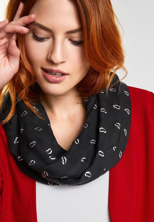 Actual product image Street One Loop with allover foil print