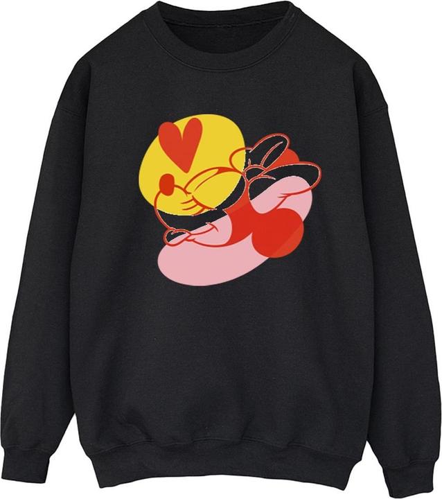 Disney Minnie Mouse Tongue Heart Sweatshirt (L)