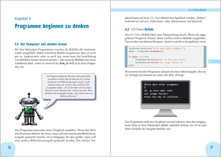 Immagine prodotto Programmieren lernen für Kinder mit Small Basic (Tedesco, Dirk Hardy, 2021)