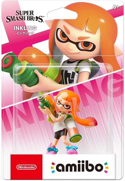Actual product image Nintendo amiibo Super Smash Bros. - Inkling Girl (3DS XL, Wii U, 3DS)