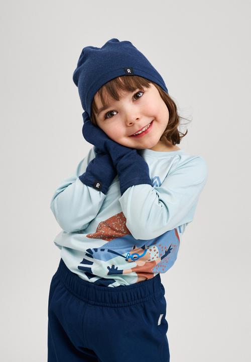 Produktbild Reima Kinder Wollfäustlinge Eino Navy (L, XL)