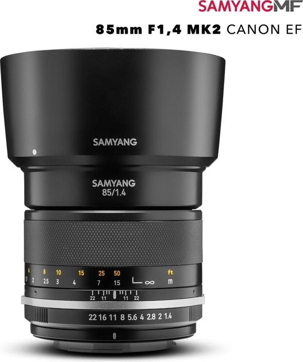 Image du produit Samyang MF 1,4/85 MK2 Canon EF (Canon EF, Plein format)