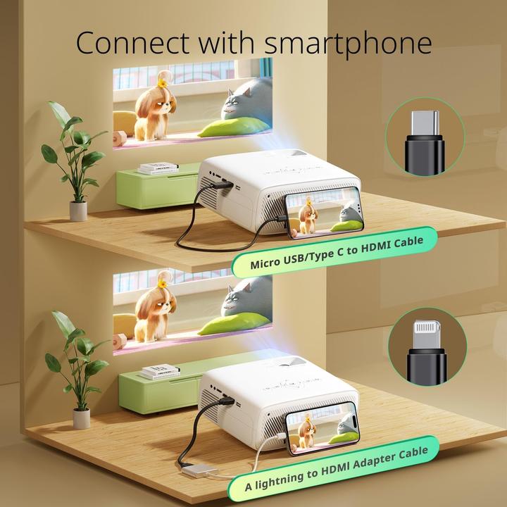 Produktbild Yoton Bluetooth Beamer Y6 (400 lm)