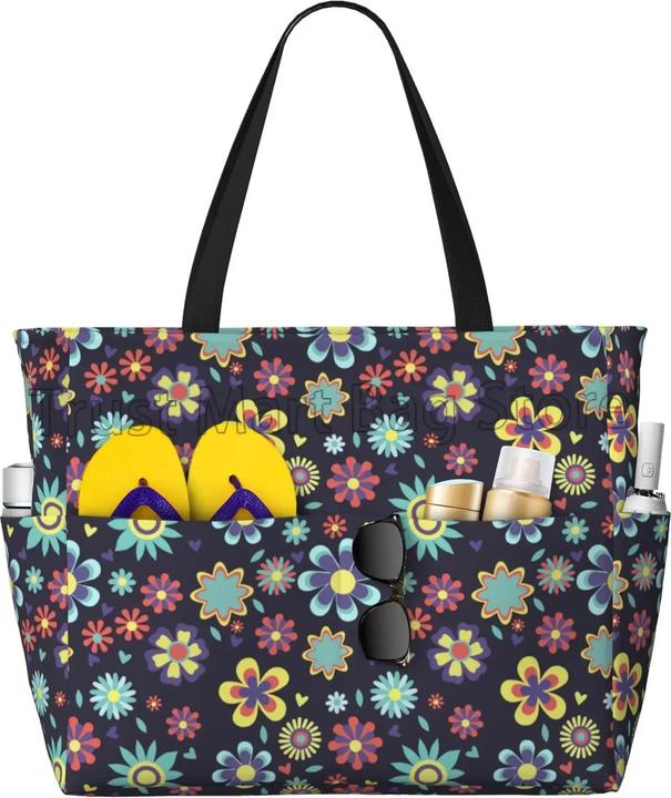 Immagine prodotto Only-Bags.Store Tasche Wasserdicht Sanddicht Zipper Strand Tote Taschen für Pool Gym