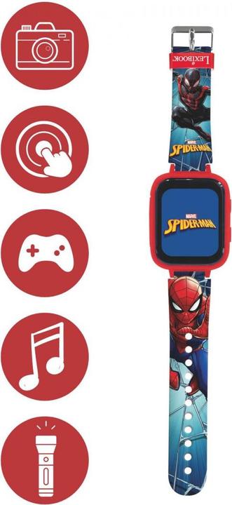 Image du produit Lexibook Montre à écran couleur SpiderMan avec caméra (Multilingue)
