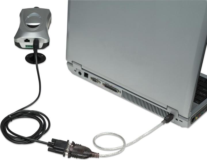 Actual product image Manhattan USB A — RS-232 (0.45 m, VGA)