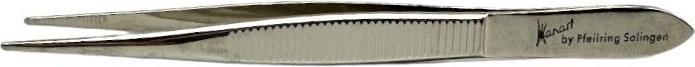 Pfeilring MANART Pinzette 8cm spitz, vernickelt PF-Blister