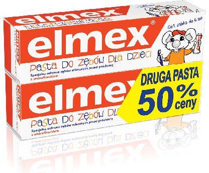 Produktbild Elmex Toothpaste for Children from 1st Tooth to 6th Birthday 2x50ml (100 ml)