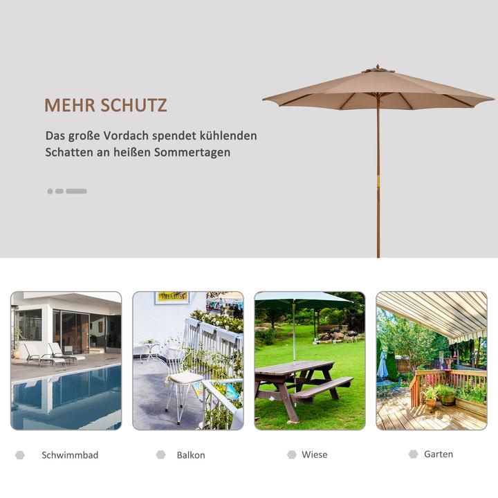 Produktbild Outsunny Sonnenschirm (3 m)