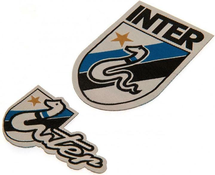 Produktbild Inter Milan FC Logo Aufnäher zum Aufbügeln Set 2erPack (2 x)