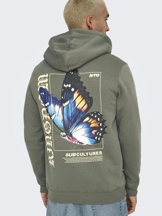 Produktbild Only & Sons ONSKEANE Sweatshirt Kapuzenpullover (XL)