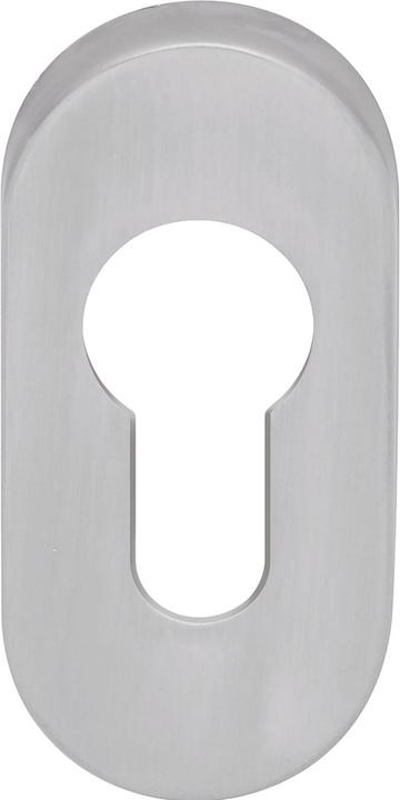 Ogro Key rosette 6679 PZ ER stainless steel ER Escutcheon thickness 9 mm PZ oval (Door set)