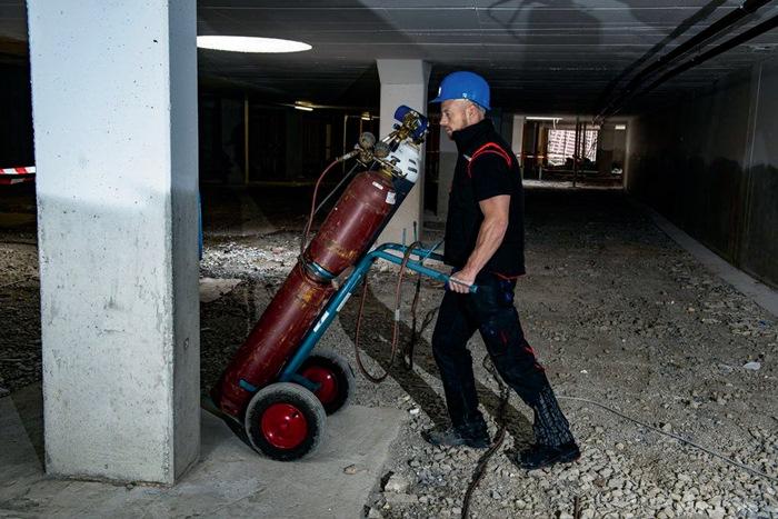 Productafbeelding Baak Veiligheidslaars Braxton maat 43 zwart/rood S3 SRC HRO EN ISO 20345 rundleer (S3, 43)