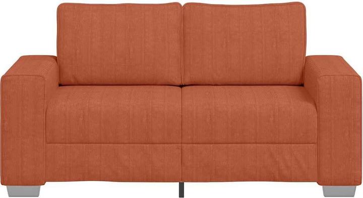 Produktbild VidaXL Zweisitzer-Sofa Rot Orange 120 cm Cordstoff (2-Sitzer)