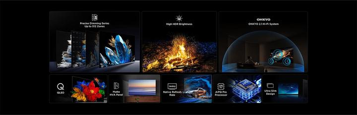 Actual product image TCL 98C6K (55", Mini-LED, 4K, 2025)