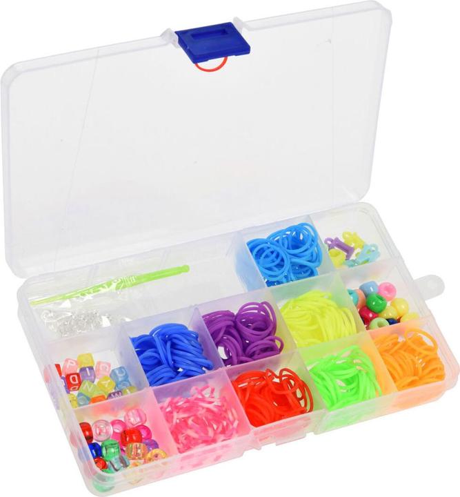 Loom Bands in Aufbewahrungsbox (Haargummi)