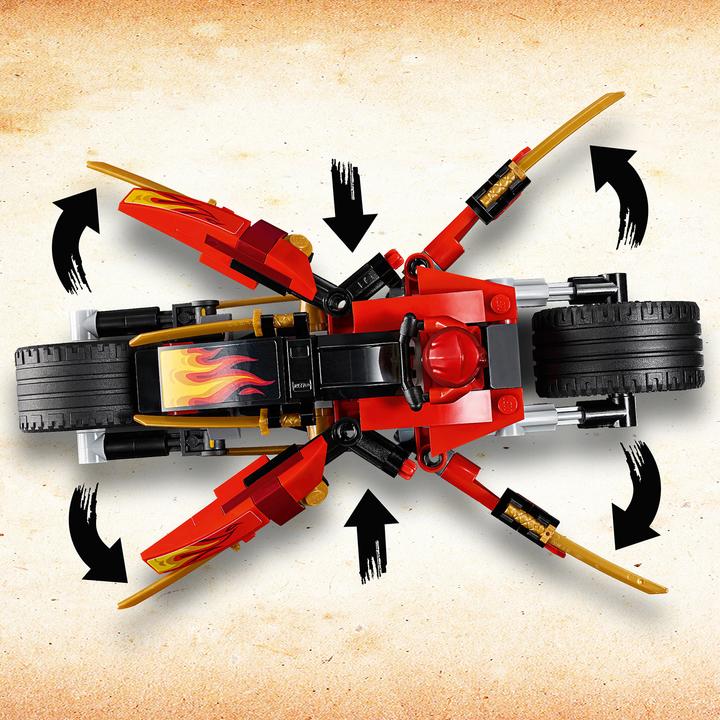 Produktbild LEGO Kais Feuer-Bike Zanes Schneemobil (70667, LEGO Ninjago)
