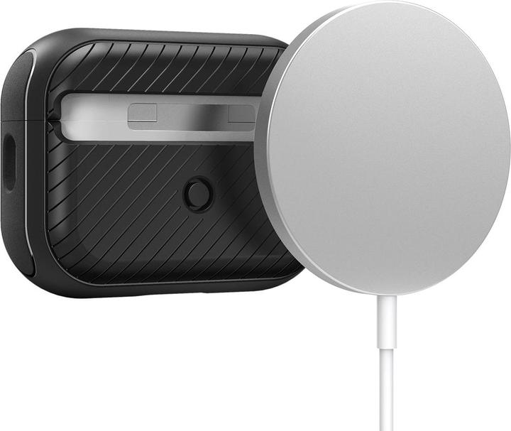 Image du produit Spigen MAG ARMOR MAGSAFE Apple AIRPODS PRO 1 / 2 MATTE BLACK (Sac pour écouteurs)