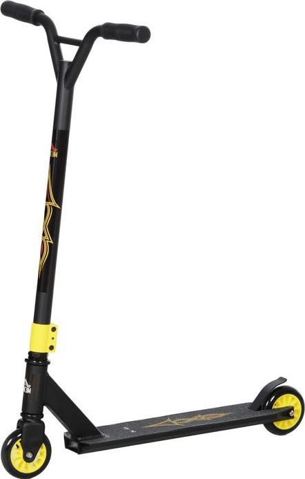 Swisshandel24 Stunt Scooter, Funscooter, Stuntscooter mit ABEC 9 Kugellagern, Kickscooter, Gold