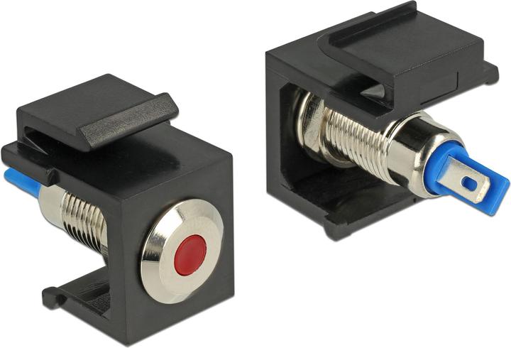 Actual product image Delock Keystone Jack: LED red, 6V, flat