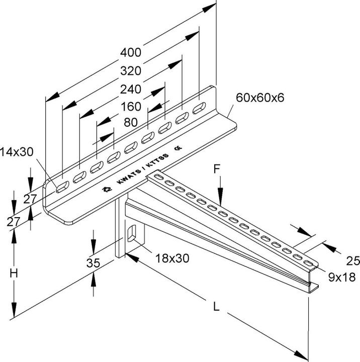 Immagine prodotto Niedax Braccio a pinza NIE KTTSS300 molto pesante 156X330mm 10.0 kN zincato a caldo.